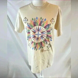 Authentic Amish Quilt T-Shirt‎ Branson Missouri Premier Sportswear Woman Size M